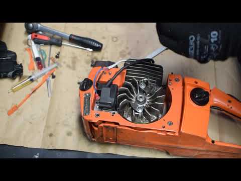 Ignition coil installation | Husqvarna 44 chainsaw - YouTube