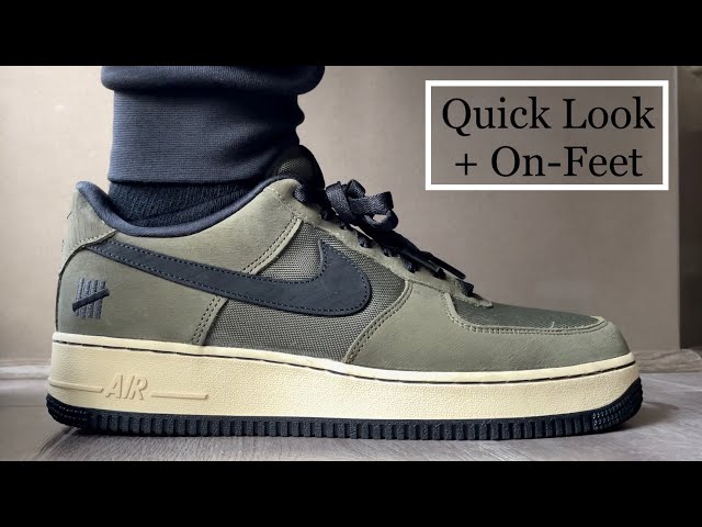 Undefeated Nike Air Force 1 Low Ballistic - Quick Look + On