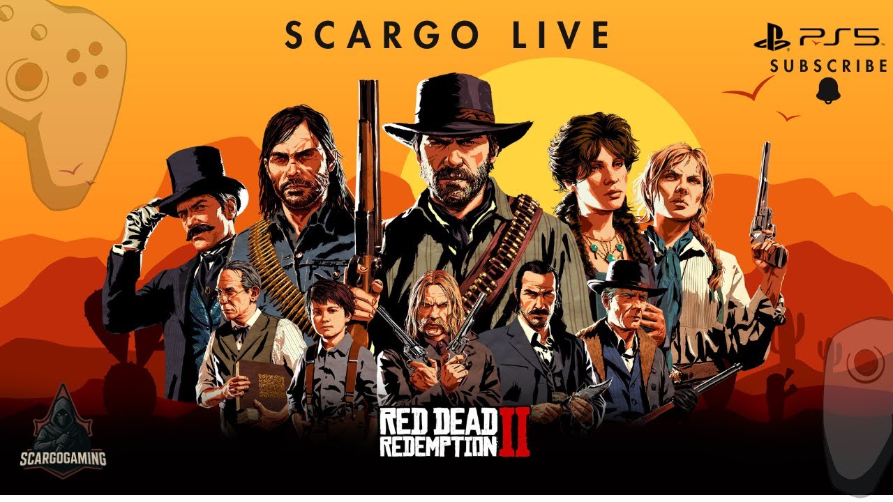 RED DEAD REDEMPTION 2- E08 ScaRGo is Live PS5 | 