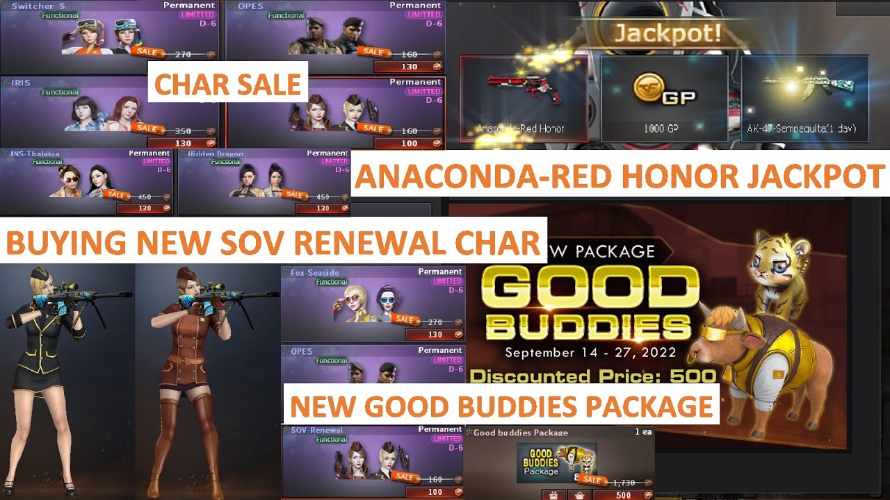NEW GOOD BUDDIES PACKAGE & BUYING NEW SOV RENEWAL CROSSFIRE PH
