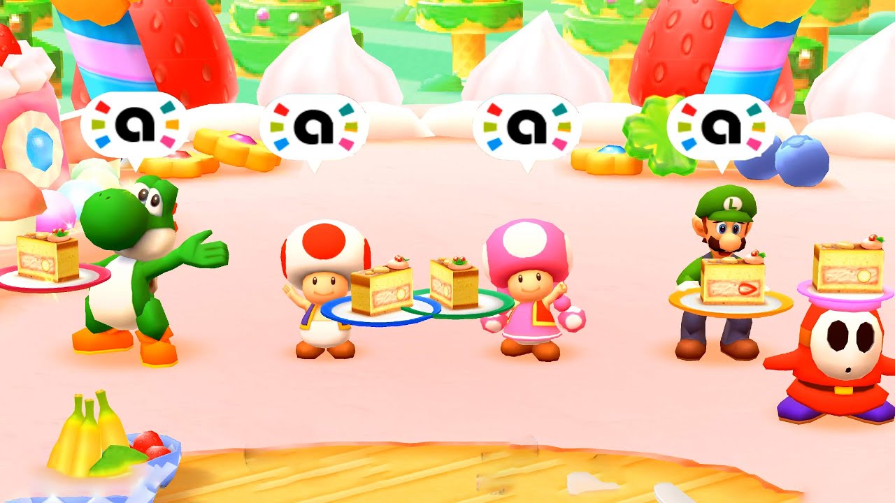 Mario Party Star Rush Balloon Bash Yoshi Vs Rivals Players