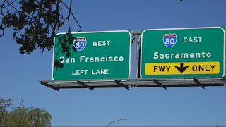 What's being done to reduce traffic on I-80 between Sacramento and Dixon?
