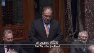Andrew Weaver Introduces Bill To Protect Resps And Rdsps