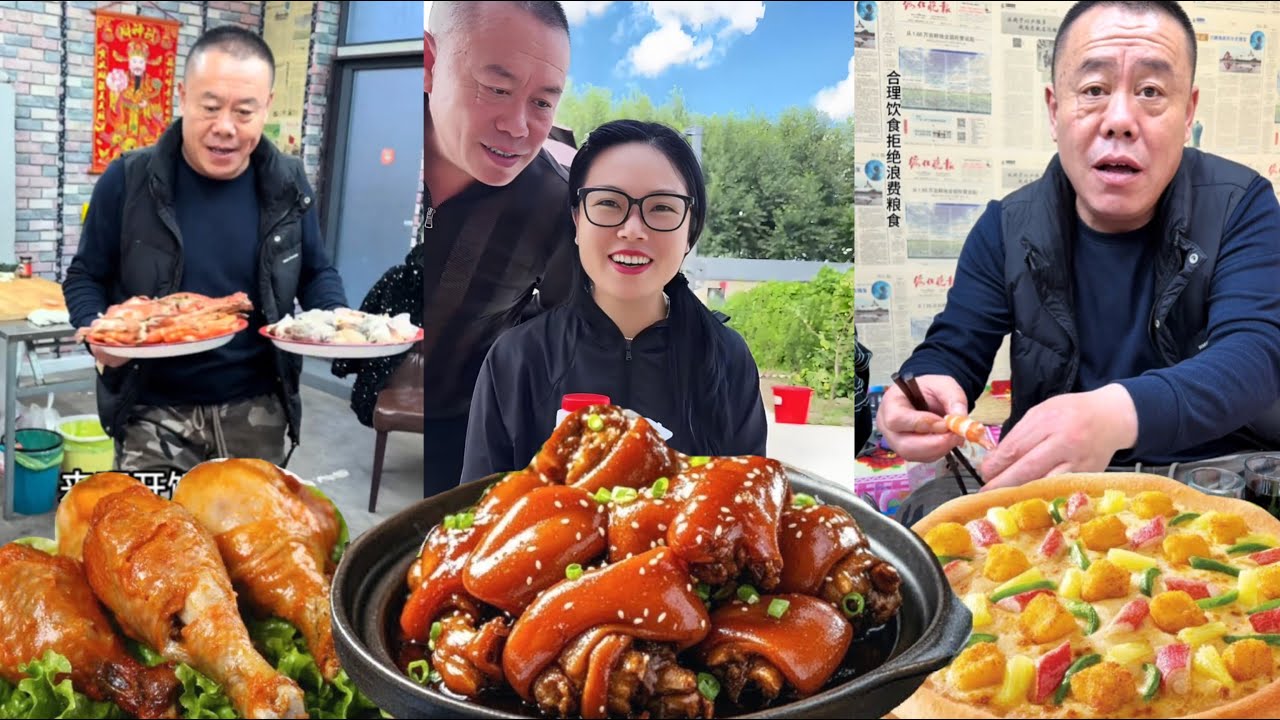 二哥做的饭真好吃，香迷糊了~The food made by my second brother is so delicious that it makes me feel dizzy #food