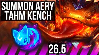 TAHM KENCH & Aurelion Sol vs KARMA & Caitlyn (SUP) | Summon Aery | NA Grandmaster | 26.5