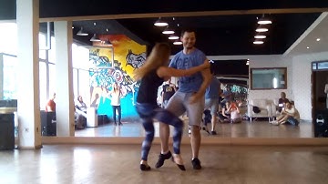 "My heart belongs to daddy" - Olo & Vera zouk impro after workshops