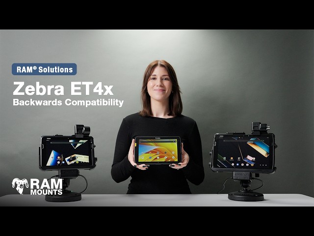 RAM® Solutions for Zebra's ET401 - YouTube