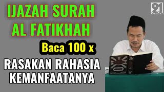 Ijazah surah al fatikhah 100x | Ngaji gus baha