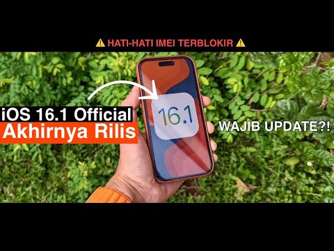 iOS 16.1 di RILIS! Wajib Update⁉️