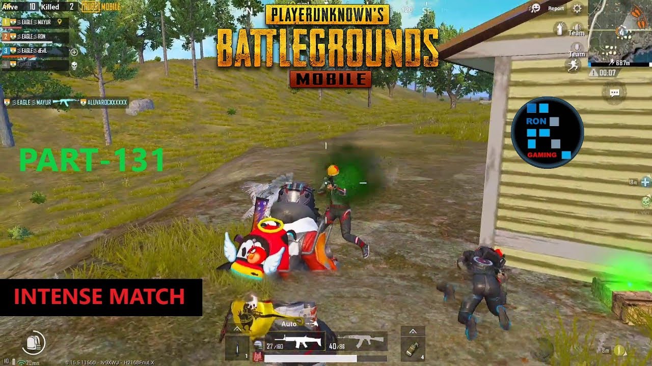 [Hindi] PUBG MOBILE | INTENSE MATCH CHICKEN DINNER FUN GAMEPLAY - YouTube