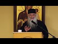 Elder Zacharias (Zacharou): An Informal Talk at St. Tikhon's Seminary, 2018