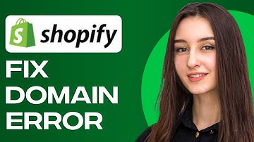 How To FIX Shopify Domain Error (2025) Step by Step