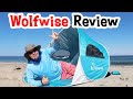 WOLFWISE Easy Pop Up Beach Tent Review (WILL IT BLOW AWAY?)