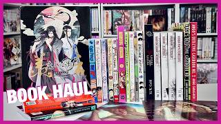 manga & mm novel haul 😍 shojo assassins hitmen bl danmei military murder mystery detectives nendo
