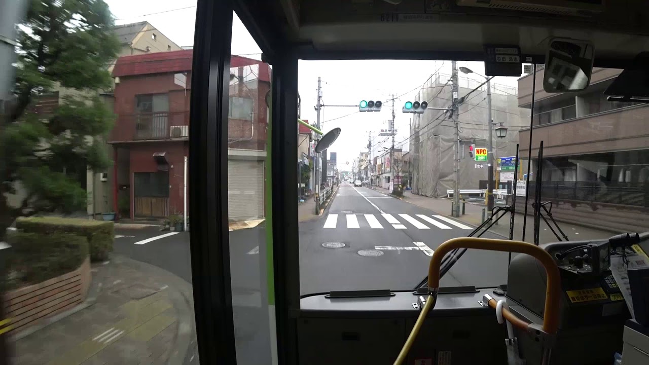 【前面展望】西新井駅～赤羽駅【国際興業バス 赤23】