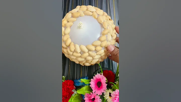 Waste pista shell craft ideas # Pista shell Lamp shade DIY 😱✨
