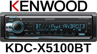 Обзор процессорного головного устройства Kenwood KDC-X5100BT