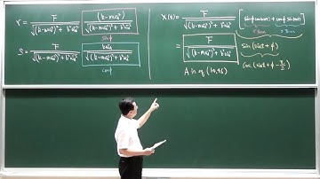 陽明普物 - 24, Periodical Motion: 14.8 Forced Oscillation