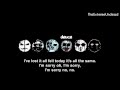 Hollywood Undead - My Black Dahlia [Lyrics Video] [OLD VERSION]