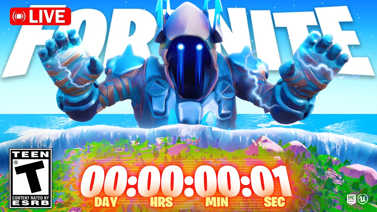 *NEW* FORTNITE ICE KING LIVE EVENT COUNTDOWN! (LIVE)