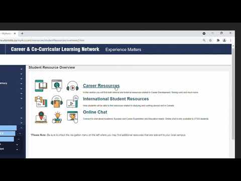 Using the CLNx: Navigating the Resources section – University of Toronto