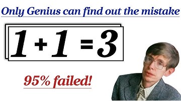 1+1=3 Proof || Breaking the Rules of Mathematics || 1+1=3