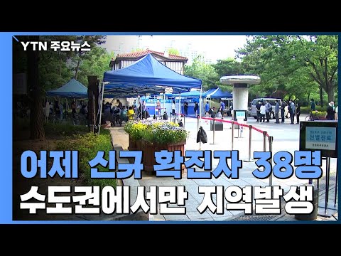 어제 하루 <strong>신규환자</strong> 38명...수도권에서만 지역발생 / YTN