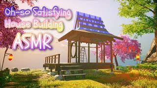 ASMR | Building the most satisfying house! ⛩️ Japanese Tea House | House Builder