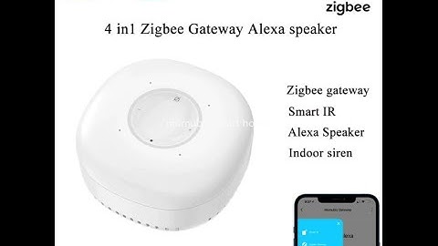 Tuya Smart Alexa Smart Speaker Tuya Zigbee 3 0 Gateway With Alexa Built in Smart IR module inside wi