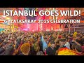 Galatasaray Champions 2025 | Fans Celebrate in Istanbul Turkey | Football Street Party