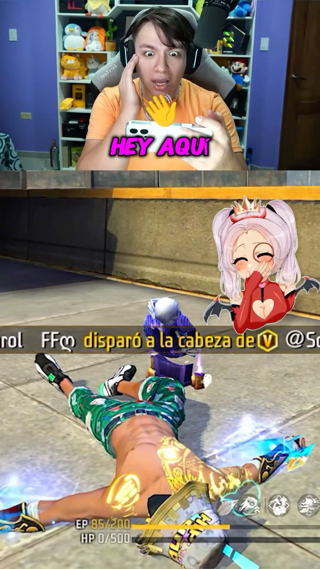 Mi ex me reta a un PVP en free fire??!!