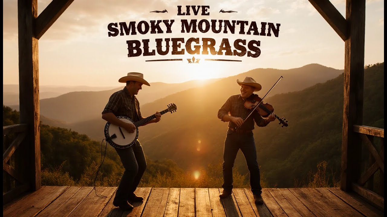 LIVE Smoky Mountain Banjo & Fiddle | Uplifting Bluegrass Sounds