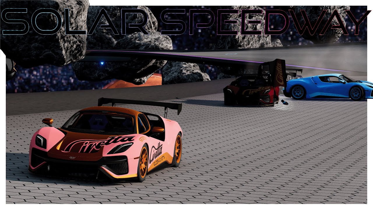 If BeamNG had a Rainbow Road, this would be it.