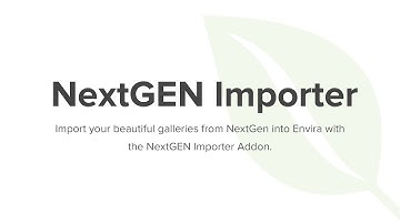 Envira Gallery NextGen Importer