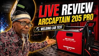 Live Review: Testing the ARCCAPTAIN MIG 205 Pro in the Welding Lab
