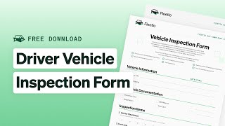 Creating a Driver Vehicle Inspection Form (w/ Free Template) | Fleet Management Tools