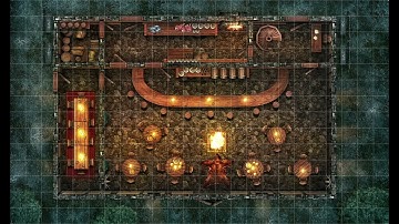 Animated Map: The Tavern (square grid)