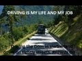 Dirving down the Dom in switzerland with a DAF XF 105.410 SOUND manual - oncoming truck blocks