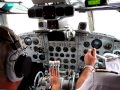 Tandem Aero Il-18D Cockpit - Departure Rwy 26 from Kiev Zhulyany Airport (IEV), Ukraine