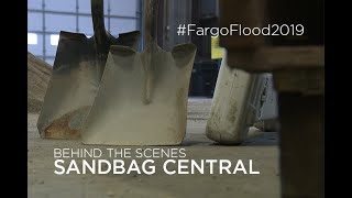 Behind-the-Scenes at Fargo Sandbag Central - #FargoFlood2019