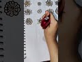 Part 10 | Leafy Flower Mehndi 🌿 | Stylish Floral Pattern #shorts#youtubeshorts #henna #viral #mehndi