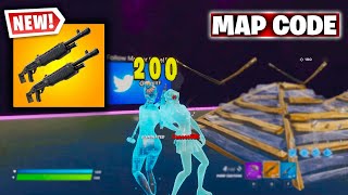 PLAYING NEW DOUBLE PUMP (MAP CODE)#fortnite