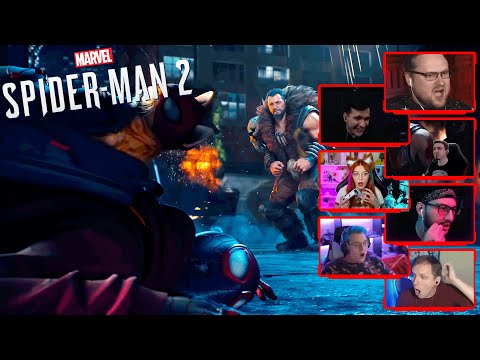 Видео: Реакция Летсплейщиков на Усыпление Майлза | Marvel's Spider-Man 2