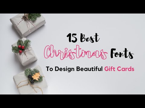 15 Best Free Christmas Fonts to Design Gift Cards in 2021