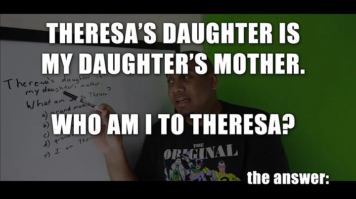 Teresa's daughter is my daughters mother | Who am ...