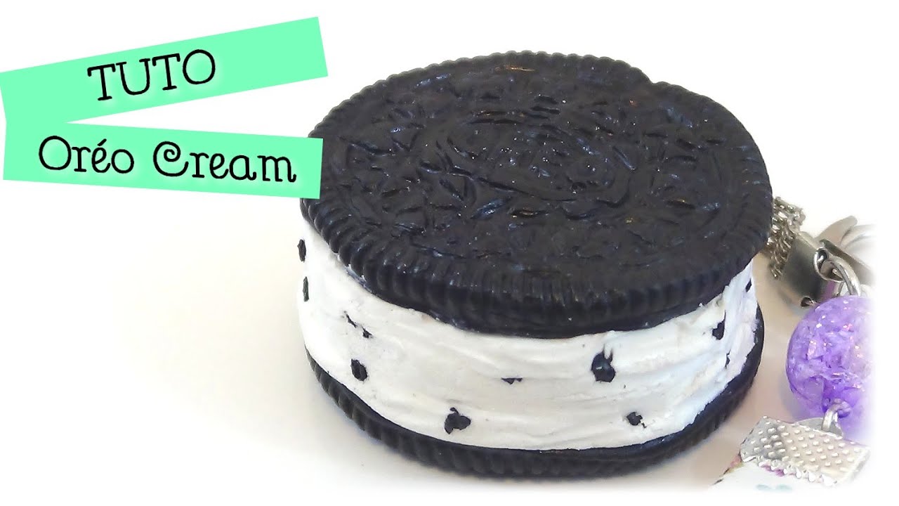 { Tuto } Oréo cream en fimo diya tailors