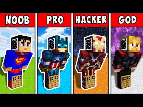 minecraft-noob-vs-pro-vs-hacker-vs-god:-super-block-house-inside-heroes
