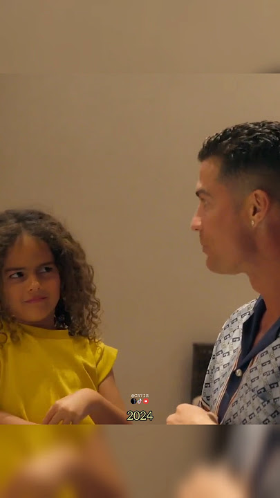 Ronaldo to his daughter Alana: No Chocolate 😂❤🍫