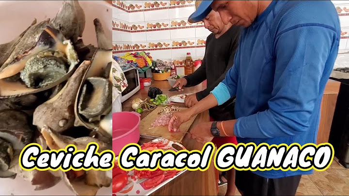 Preparado por manos de hombres SALVADOREÑOS. El mejor ceviche de caracol