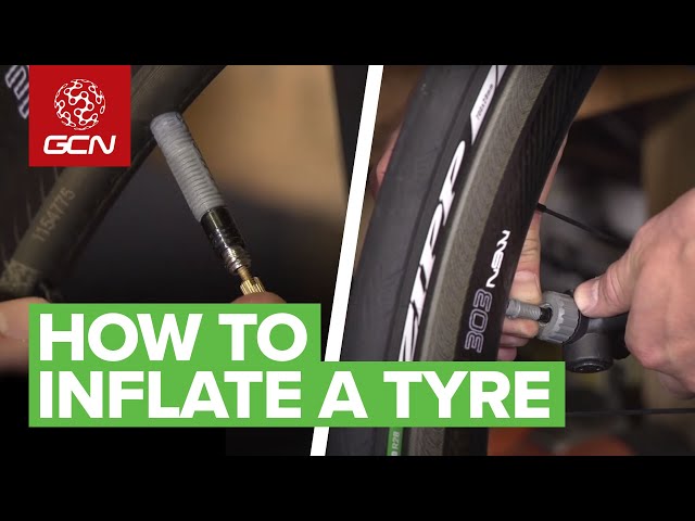 How To Pump A Bike Tyre - Youtube